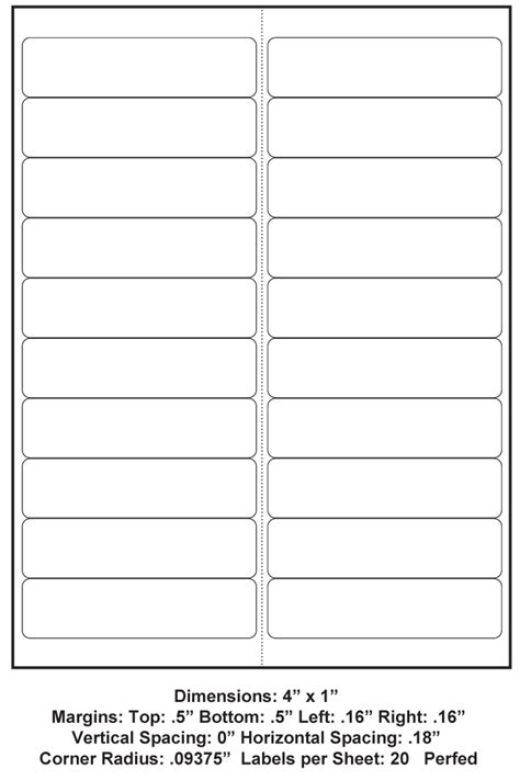 Printable Label Sheets
