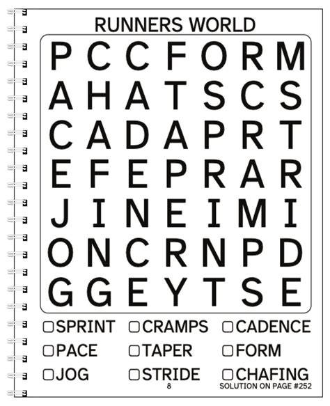 Printable Large Print Word Search For Seniors