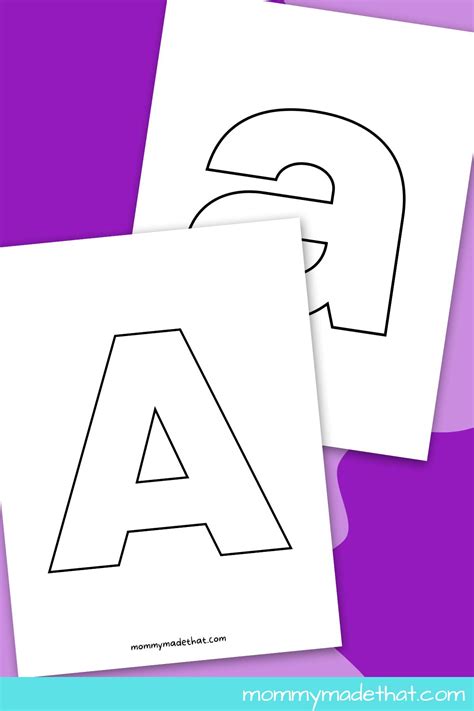 Printable Letter Pictures
