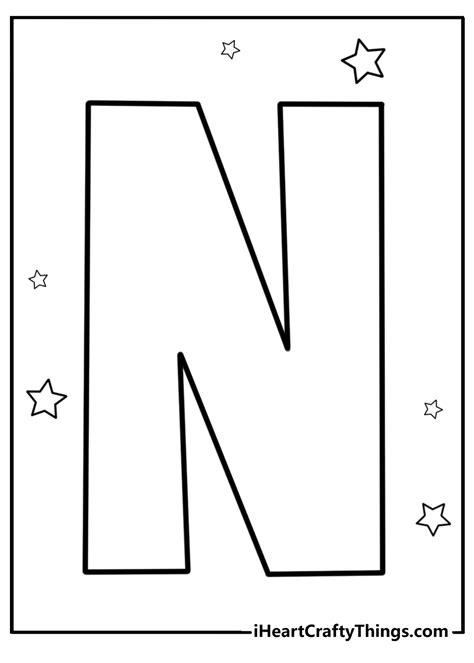 Printable Letters N