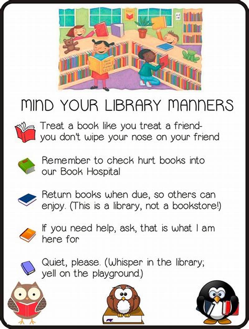 Printable Library Rules