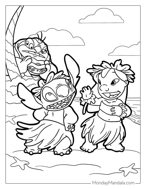Printable Lilo And Stitch Coloring Pages