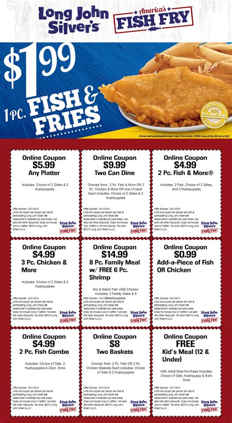 Printable Long John Silver Coupons