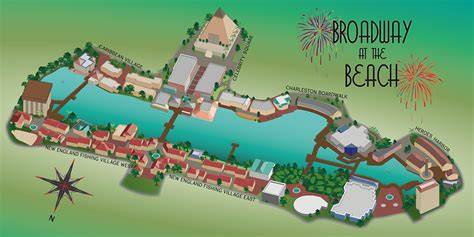 Printable Map Of Broadway At The Beach