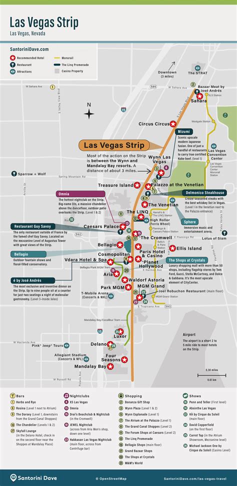 Printable Map Of Las Vegas Strip Hotels