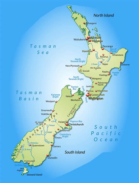 Printable Maps Nz