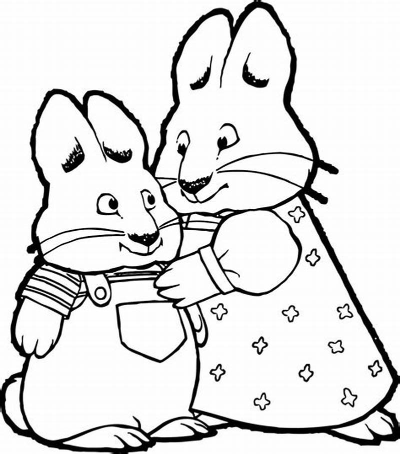 Printable Max And Ruby Coloring Pages