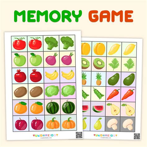 Printable Memory Games