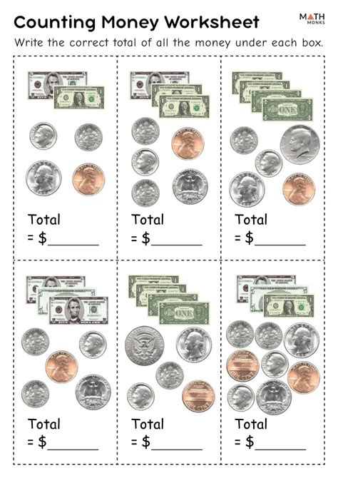 Printable Money Worksheet