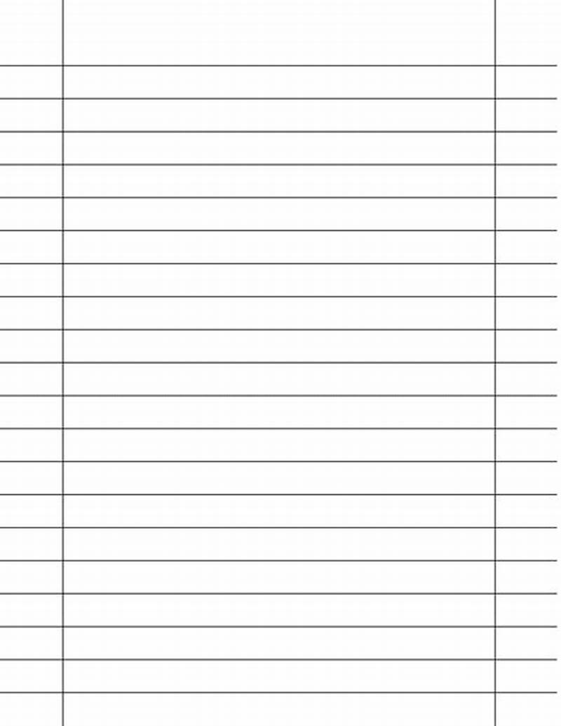 Printable Notepad Paper