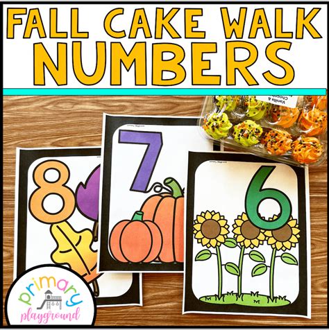Printable Numbers For Cake Walk