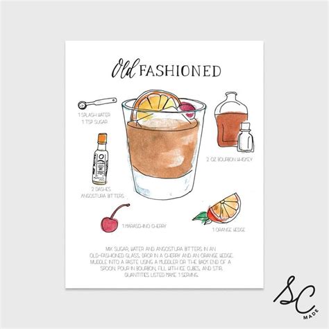 Printable Old Fashioned Recipe