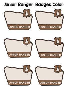 Printable Park Ranger Badge