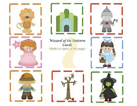 Printable Pictures Of The Wizard Of Oz Characters
