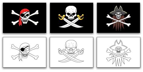 Printable Pirate Flag