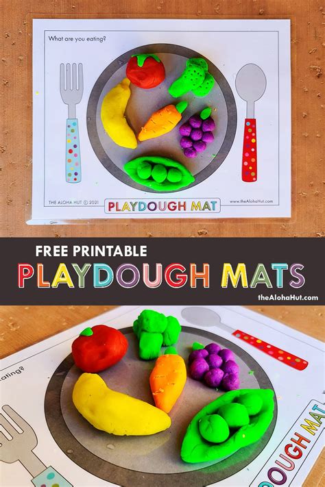 Printable Playdough Mats
