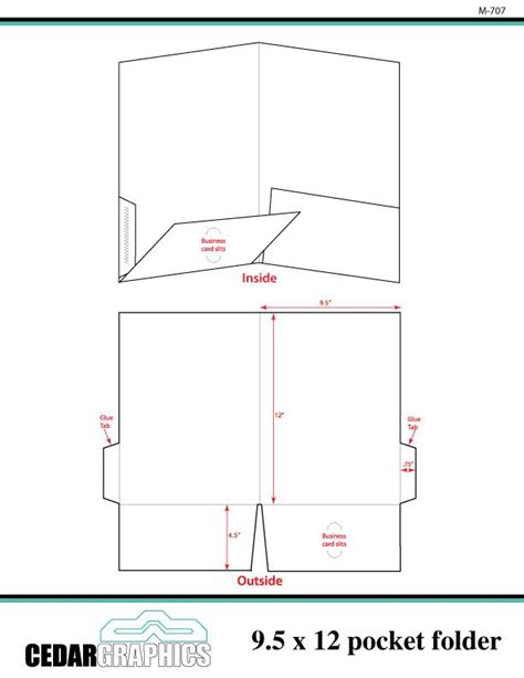 Printable Pocket Folders