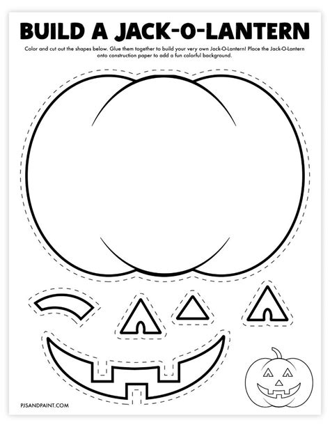 Printable Preschool Halloween Crafts