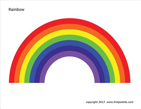 Printable Rainbow Pictures Free