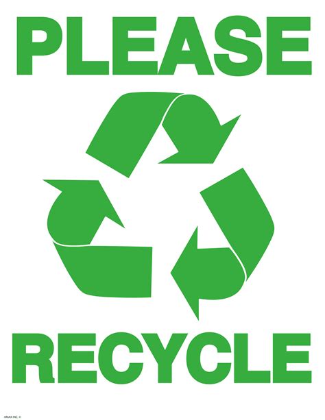 Printable Recycle Signs