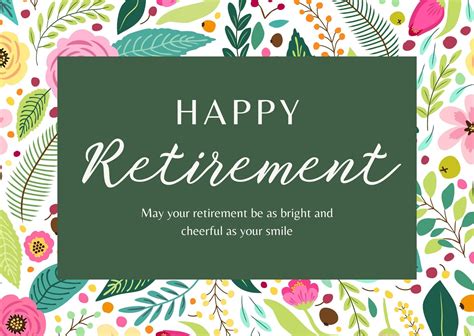 Printable Retirement