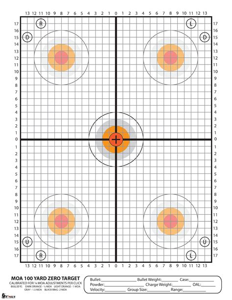 Printable Rifle Targets