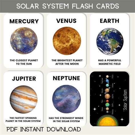 Printable Science Flashcards