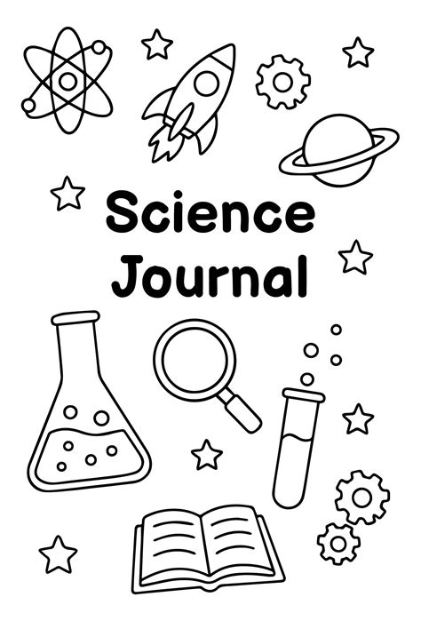 Printable Science Journal Cover