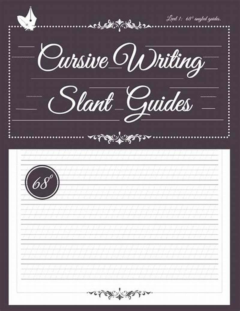 Printable Slant Guide For Cursive Writing