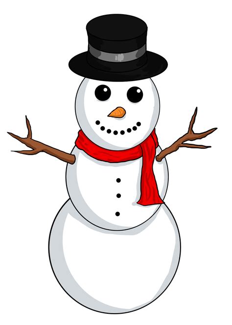 Printable Snowman Clipart