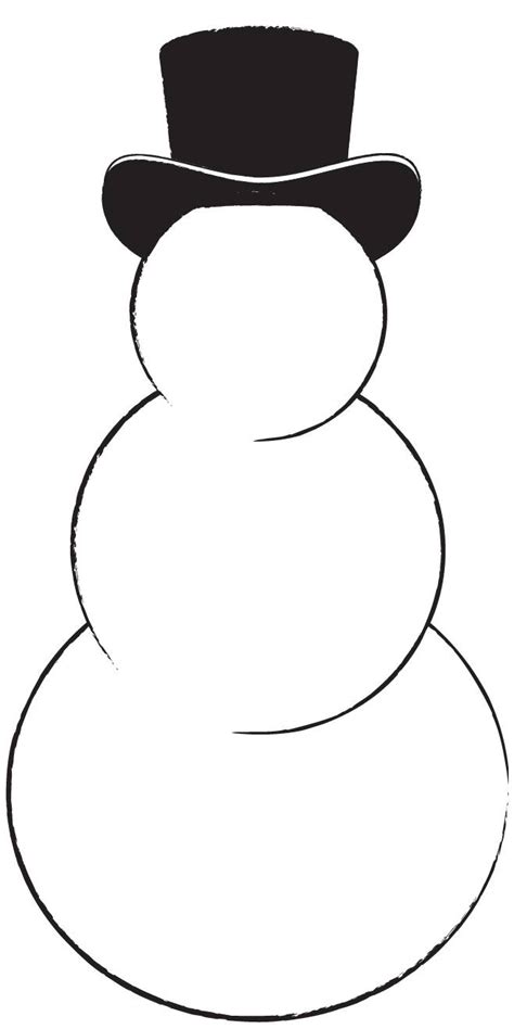 Printable Snowman Cutouts