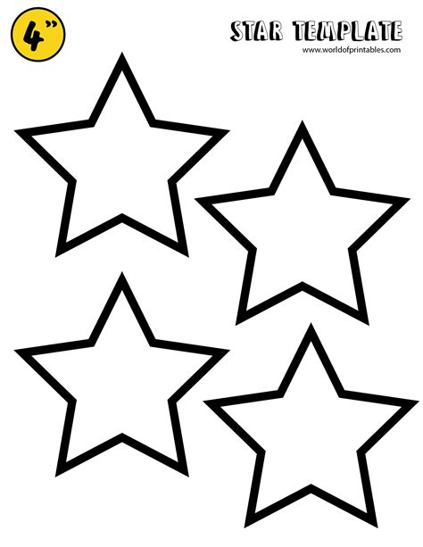 Printable Star Pattern