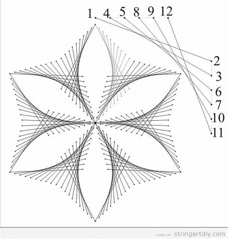 Printable Step By Step String Art Patterns