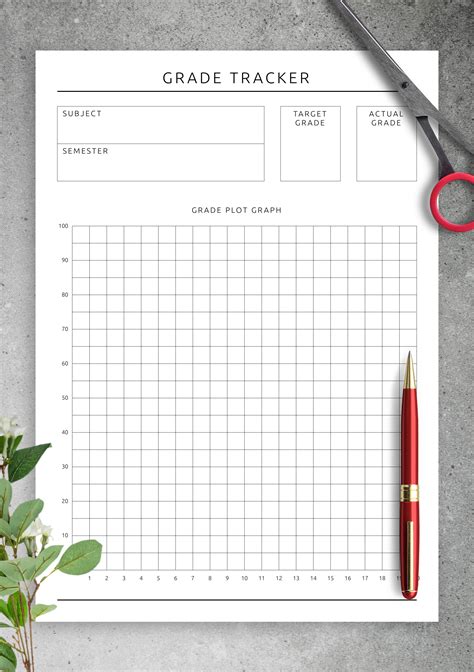 Printable Student Tracker Template