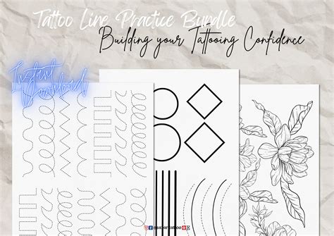 Printable Tattoo Practice Sheets