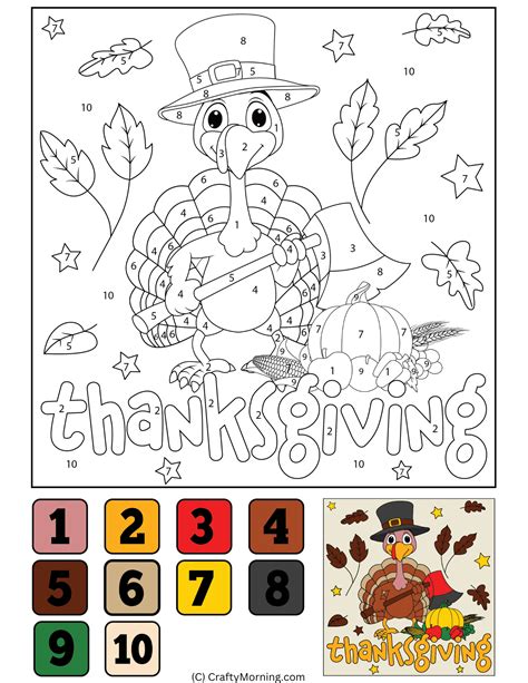 Printable Thanksgiving Pictures To Color
