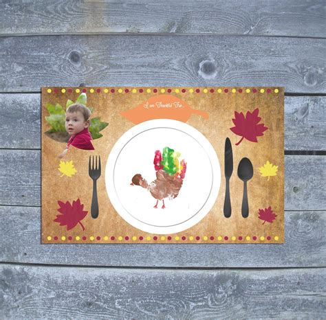 Printable Thanksgiving Placemat Craft