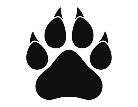 Printable Tiger Paw Prints
