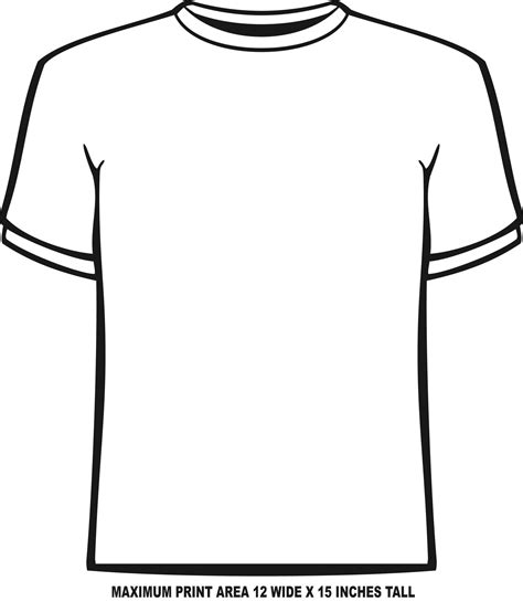 Printable Tshirt Template