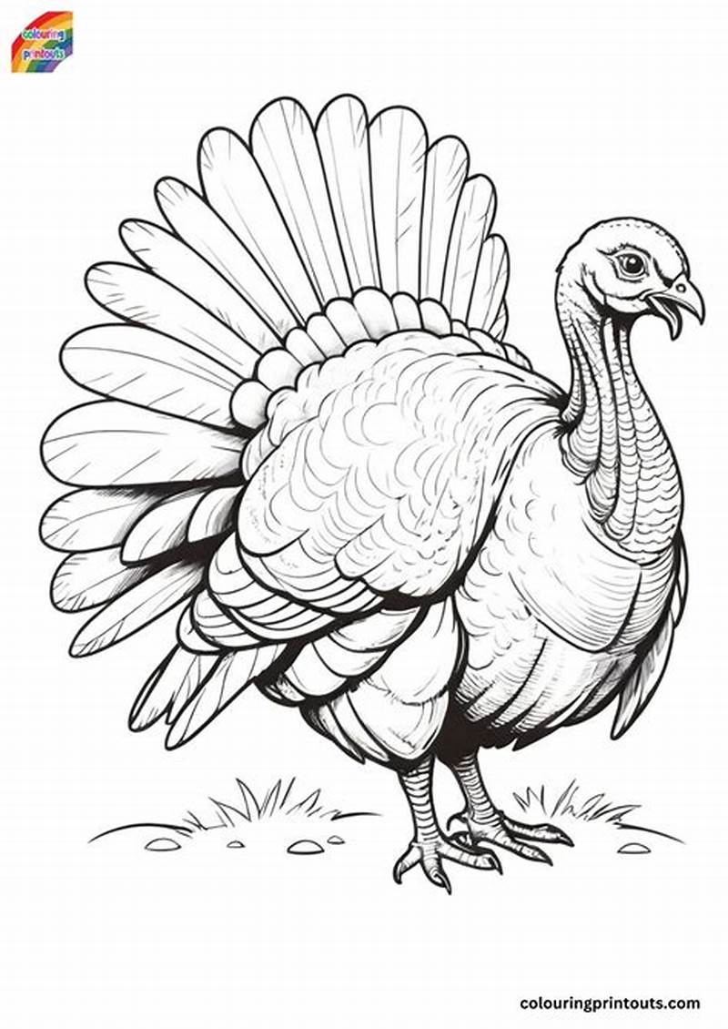 Printable Turkeys To Color