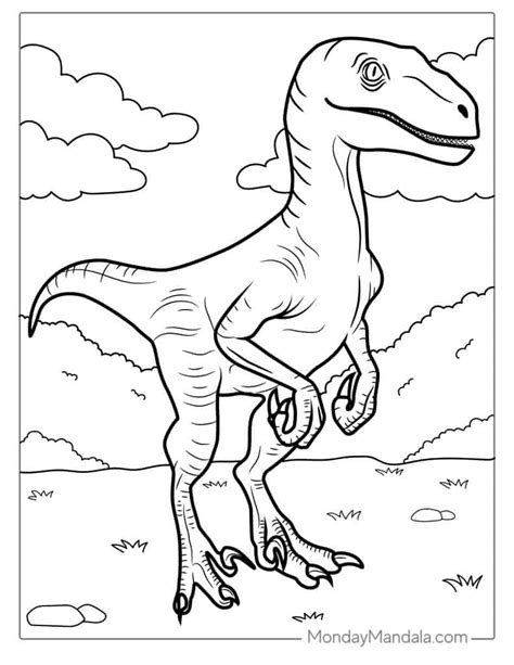 Printable Velociraptor