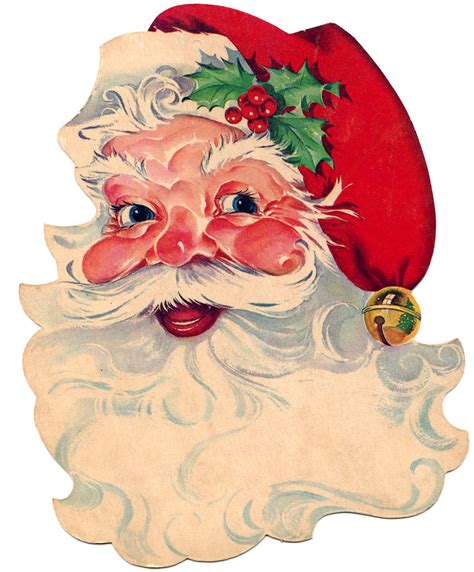 Printable Vintage Santa