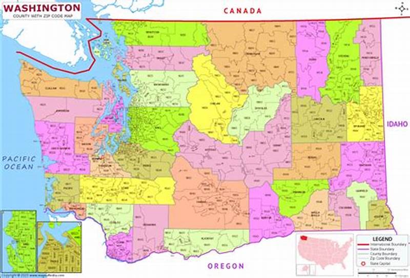Printable Washington State Zip Code Map