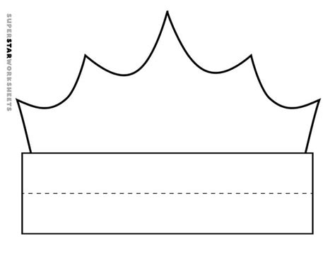 Printable Wearable Crown Template