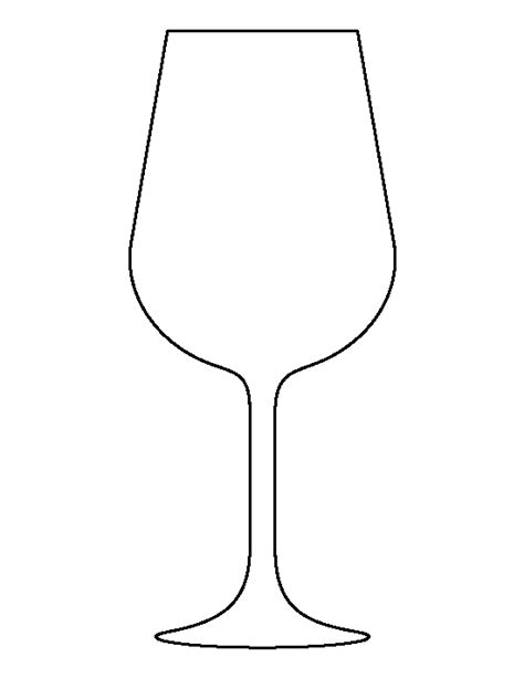 Printable Wine Glass