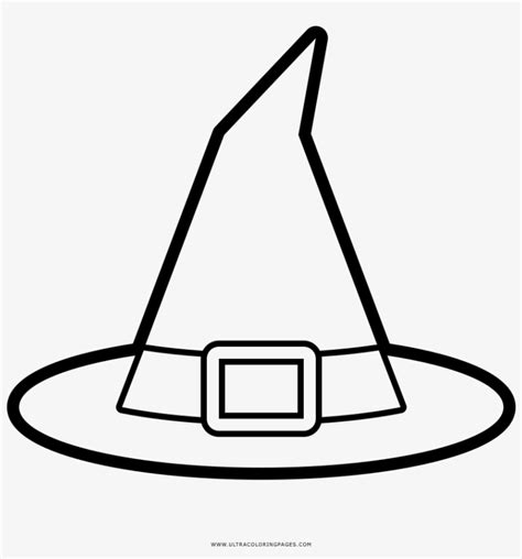 Printable Witches Hat Coloring Page