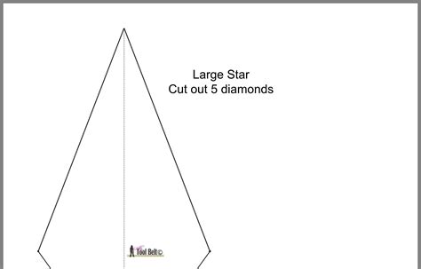 Printable Wooden Star Template