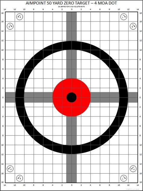 Printable Zero Target