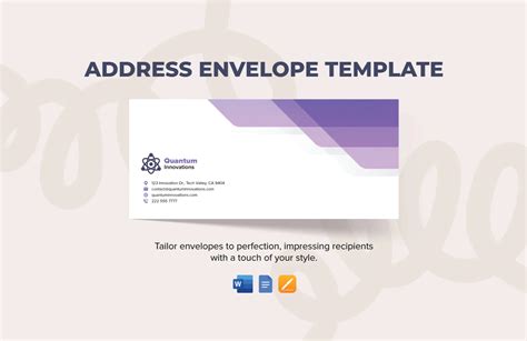 Printed Envelope Template