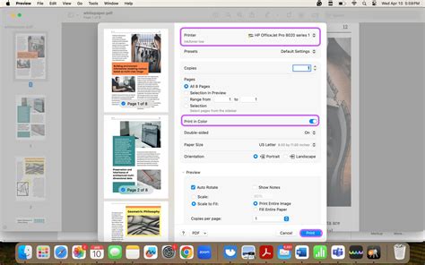 Printing a PDF